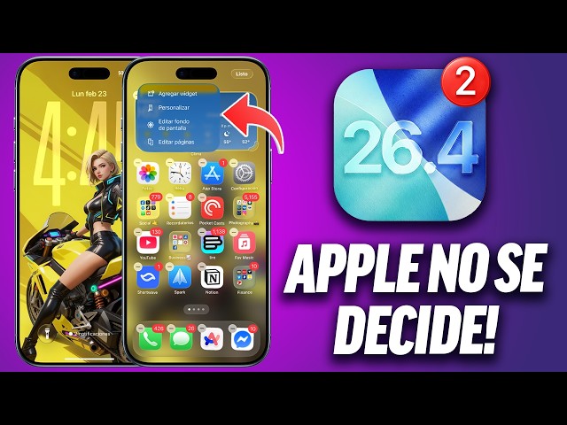 iOS 26.4 Beta 2 - Apple CALLA a TODOS!