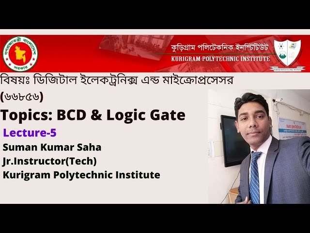 BCD Code,Gray Code@Logic Gate || Digital Electronics & Microprocessor(66856)