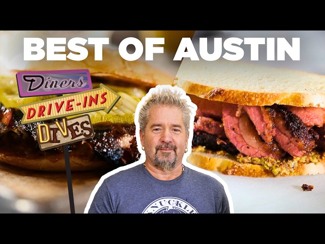 Top #DDD Videos in Austin, Texas with Guy Fieri 🤠 | Diners, Drive-Ins and Dives | Food Network