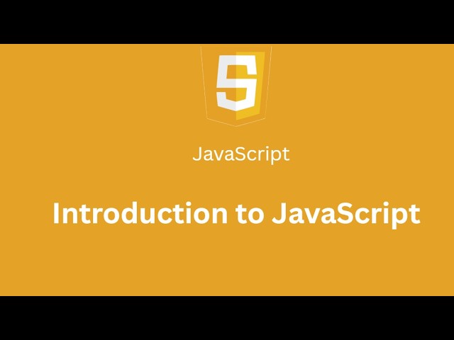 JavaScript Course - 1 - Introduction to JavaScript