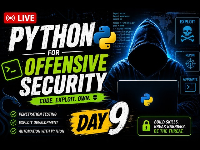 Python for Offensive Security | Day 9 | Python for cybersecurity