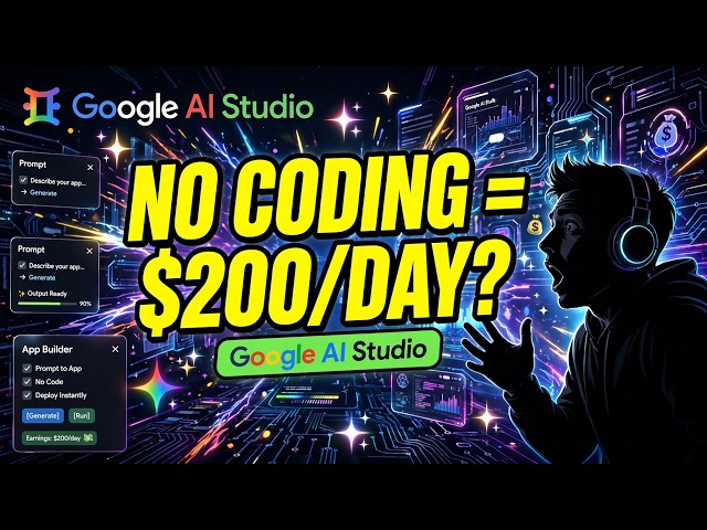 Google AI Studio Se Paise Kaise Kamaye| Bina Coding Ke App Banao! AI app in 2 minutes