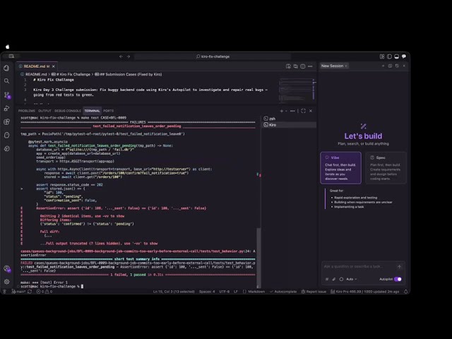 Kiro Birthday Challenge - Day 3 - Fix Broken Code