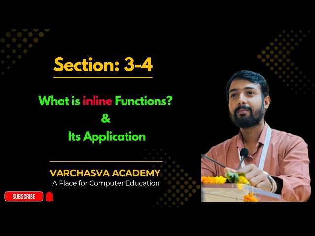 What Are Inline Functions in C++? | Easy Notes + Examples | When to Use & Avoid | Varchasva Academy