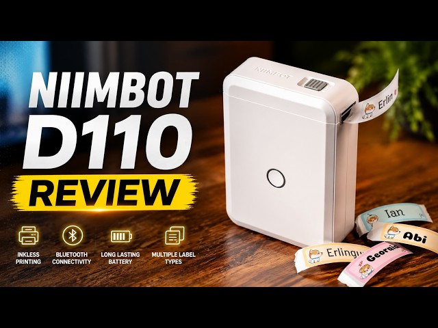 NIIMBOT D110 Label Maker Review