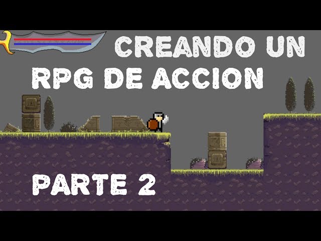 Creando un RPG de Accion Clasico! #2 | Construct 2 (HUD de vida, Ataque del jugador)