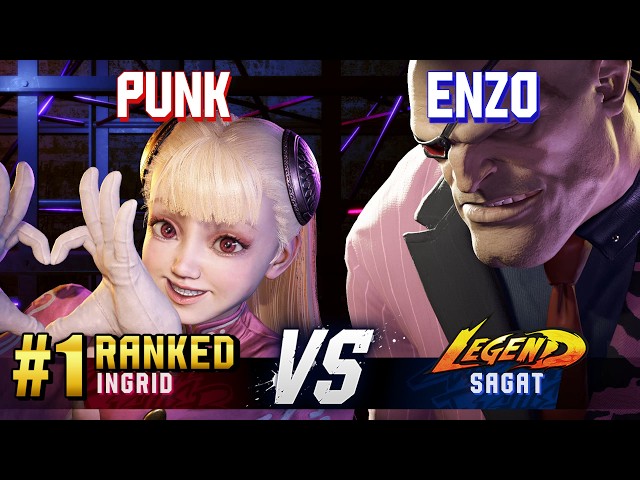 SF6 ▰ PUNK (#1 Ranked Ingrid) vs ENZO (Sagat) ▰ High Level Gameplay