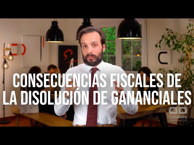 Impuestos del divorcio: la liquidación del régimen económico matrimonial.