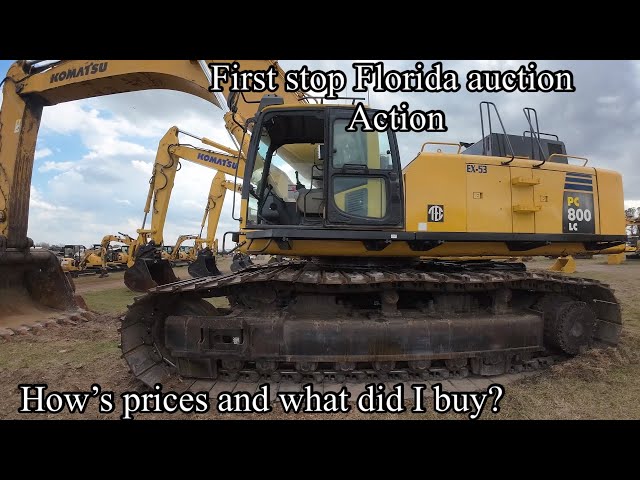 I bought all kinds of stuff at this heavy equipment auction… some was good and some was…..