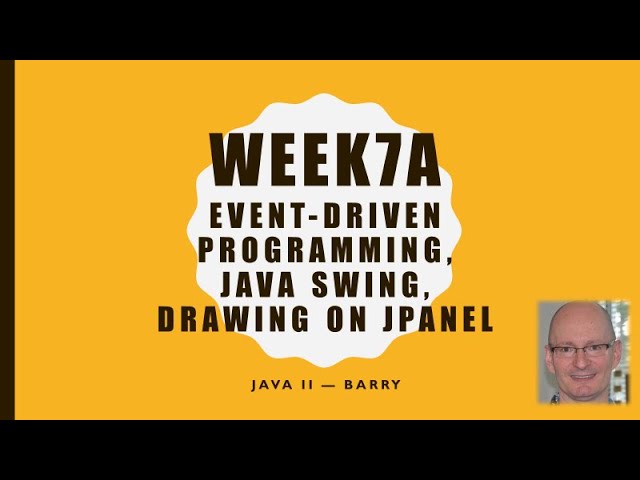 Java2-07d - Java Swing - ActionListener and Anonymous Inner Classes