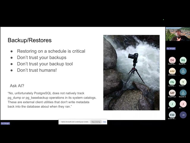 Critical DBA Tasks for Postgresql