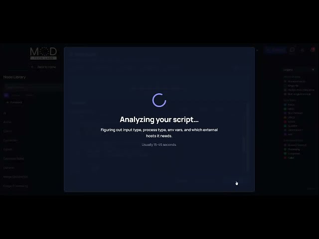 Workflow of the Week, Mods Node Wizard Update