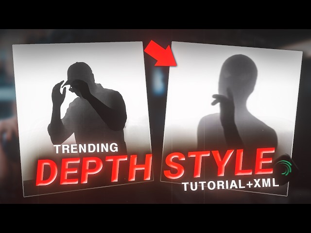 How to Make Trending DEPTH Effect in Alight Motion 🔥Trending Edit