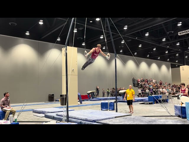 2026 GymACT National Championships Hunter Flechsig Still Rings Arizona