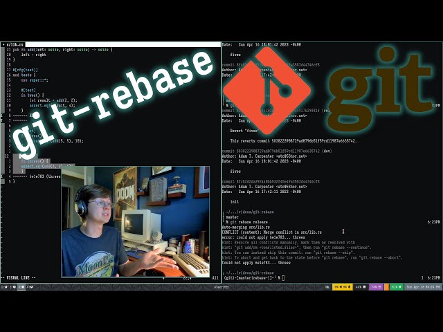 Rebase to prepare your commits for publishing: Practical Git (intermediate)