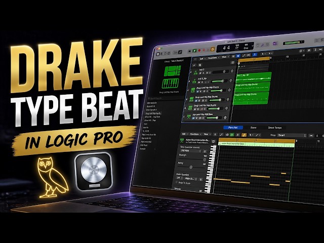 LOGIC PRO TUTORIAL | MAKING A DRAKE TYPE BEAT | BEAT MAKING BASICS