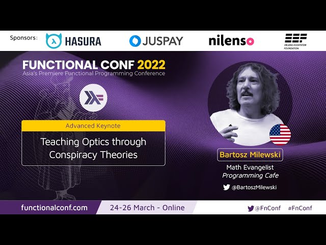 Teaching Optics through Conspiracy Theories by Bartosz Milewski #FnConf 2022