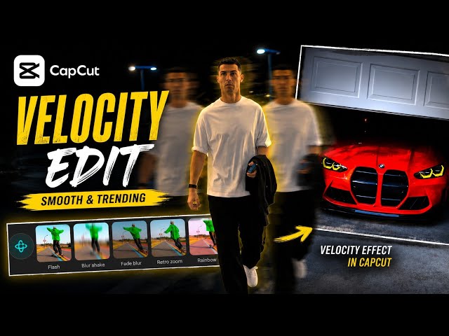 Smooth Velocity Edit In Capcut full tutorial Velocity reels editing.BA editz 