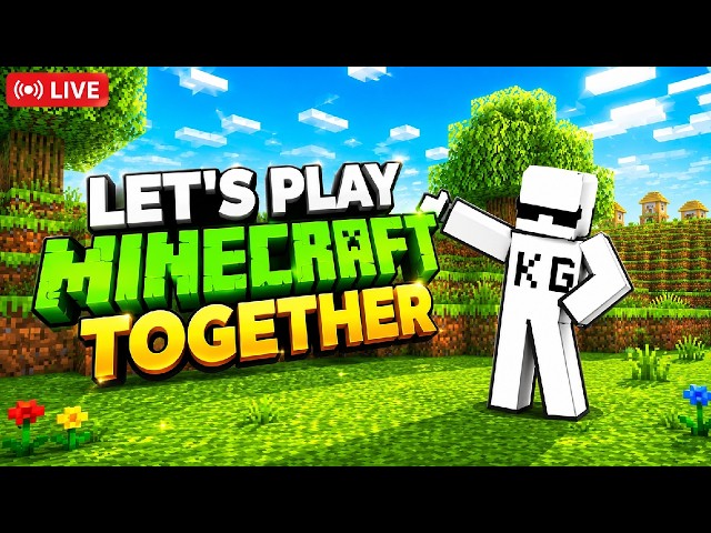 🔴 Let's Play Minecraft Together 💝 LIVE | Hindi 🔥
