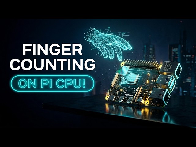 DIY AI Finger Counting Project for School Exhibition || Raspberry Pi + MediaPipe Python Tutorial