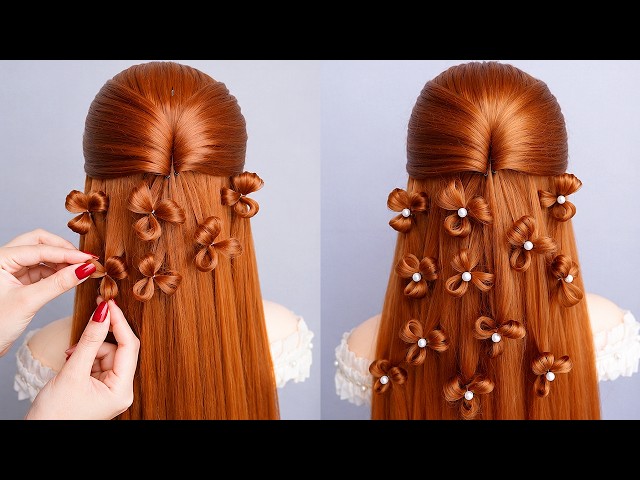 Simple & Stylish Tutorials | Top 2 Easy And Unique Hairstyles | New Half Up Half Down Hairstyles