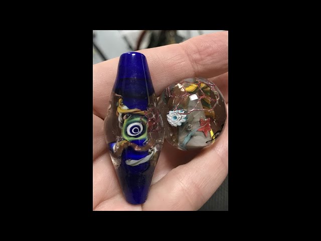 End of Day Round Glass Bead Tutorial