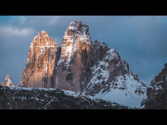 8K Timelapse - Tre Cime di Lavaredo, Südtirol