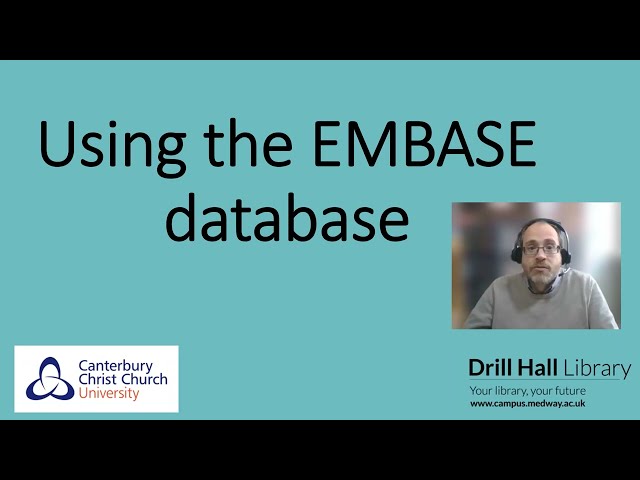 Using the EMBASE database