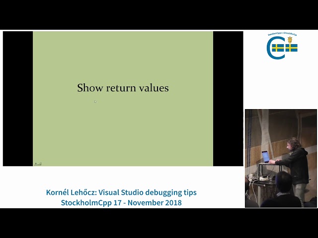 Kornél Lehőcz: Visual Studio debugging tips