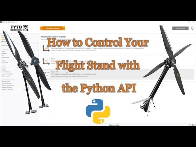 How to Setup the Python API in the Flight Stand Software