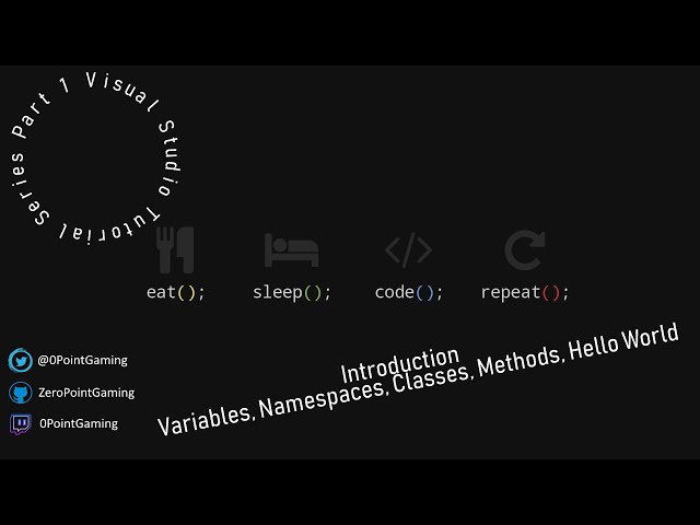 Learning to Code | Introduction to C# & Visual Studio | Hello World