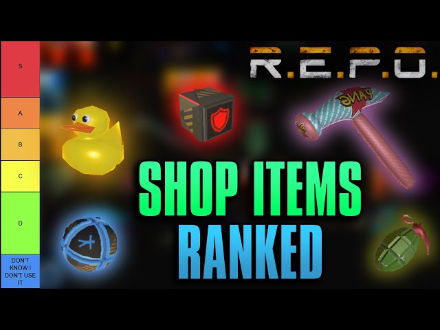 The Best & Worst Items in Repo (Full Tier List Breakdown)
