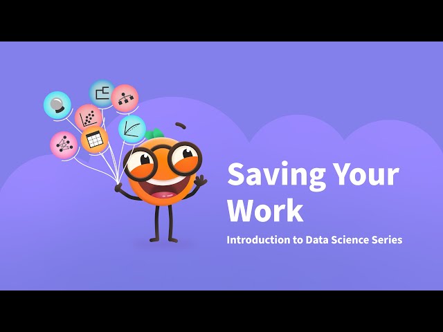 Saving Your Work