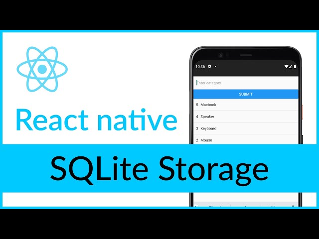 React native SQLite storage tutorial