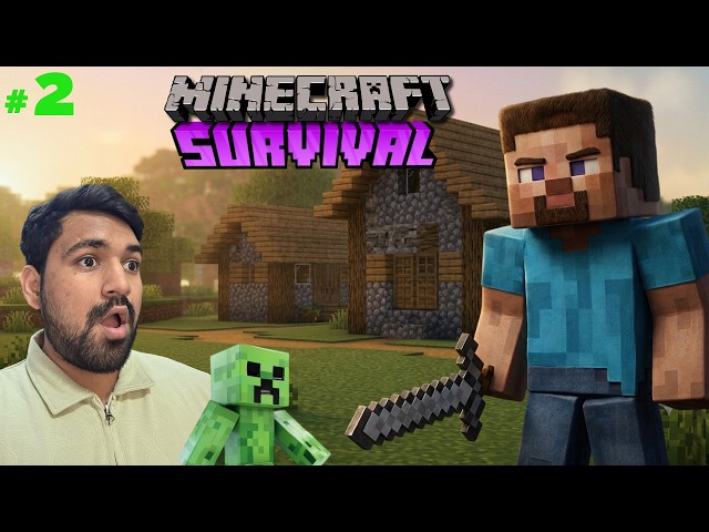 I Tried Minecraft as a BRAND NEW Player.. It Shocked Me  IN HINDI #2