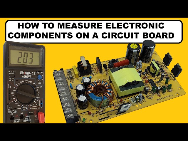 Repair Tricks, How to Measure Electronic Components on a Circuit Board