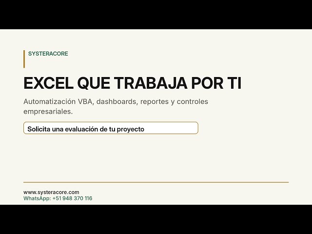 MACROS VBA EXCEL