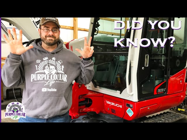 8 things I wish I knew BEFORE buying an excavator - Takeuchi TB235-2