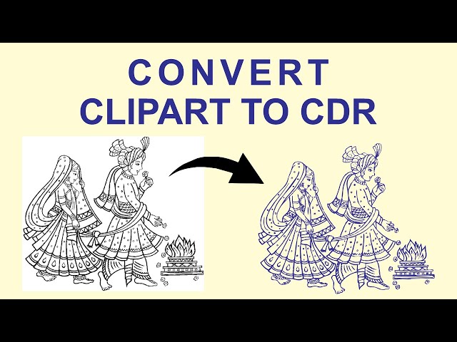 How to Convert Clipart to CDR | CorelDraw tutorial in hindi