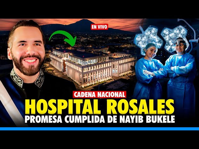 PRESIDENTE NAYIB BUKELE SORPRENDE AL MUNDO 🔥Presenta el nuevo y moderno Hospital Rosales 🏥 ✅