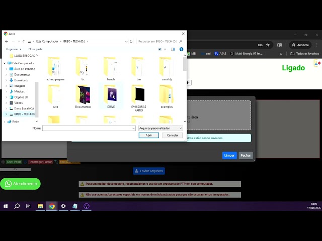 COLOCANDO SUA RADIO NO  AR   PAINEL  VOXSTREAM   BRSOCAST