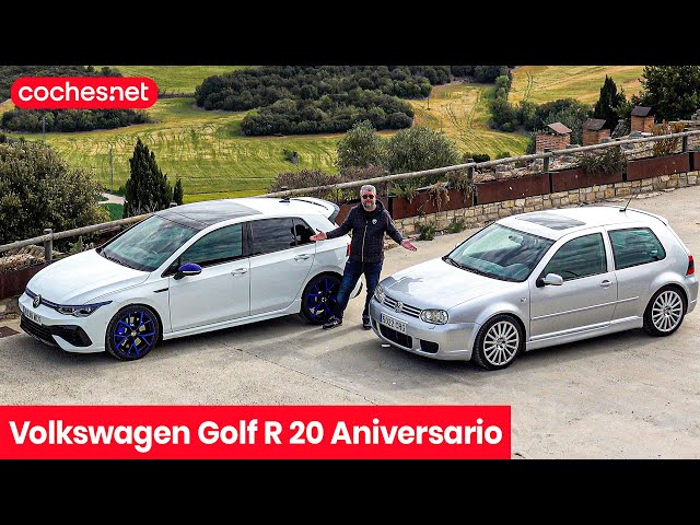 VW Golf R32 2003 vs Golf R 20 Aniversario 2023 | Prueba / Test / Review en español | coches.net