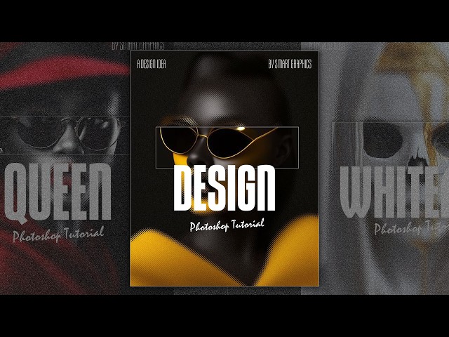 Glass Effect Poster Design Photoshop Tutorial for Beginners