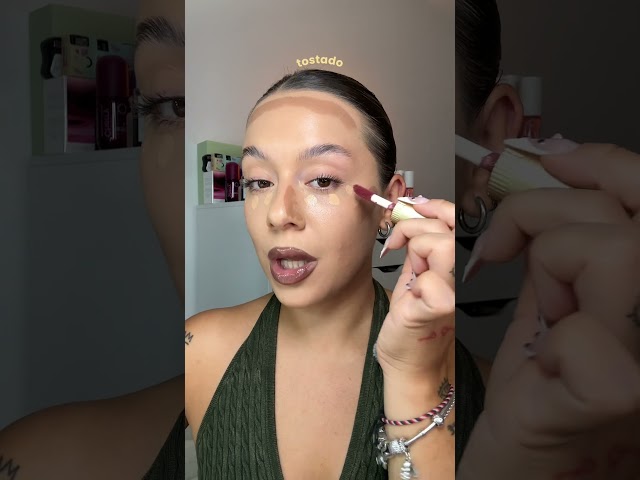 3-step natural tan 🩷 #makeup
