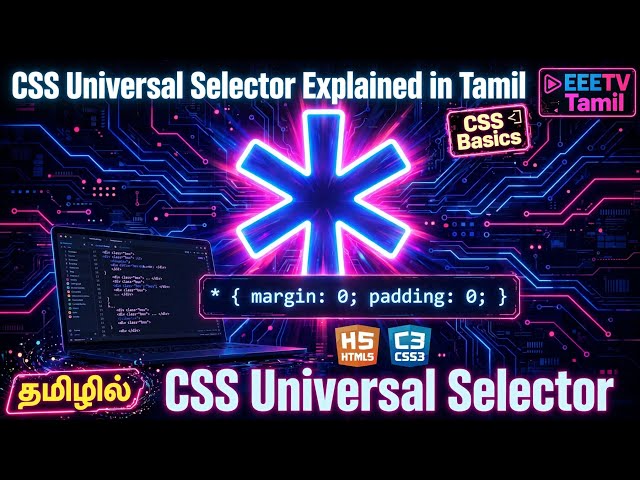 CSS Universal Selector Explained | Apply Styles to All Elements | CSS Tutorial