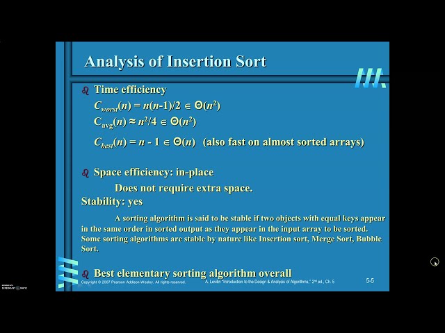 Decrease&Conquer InsertionSort