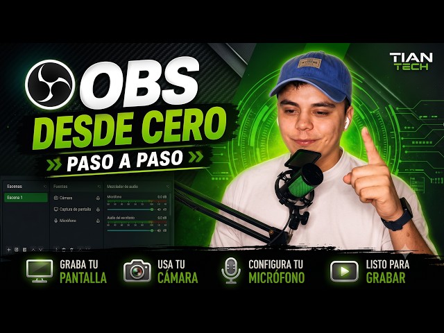 🎥 Cómo CONFIGURAR OBS Studio desde CERO | Guía para PRINCIPIANTES
