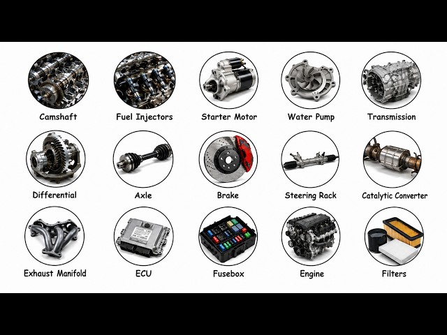 Every Major Car Part Explained In 11 Minutes