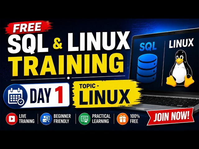 Day 1 | Linux Training | FREE SQL & Linux Training
