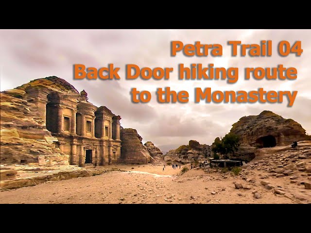Petra.Back Door hiking route to the Monastery VR 360 h265 U